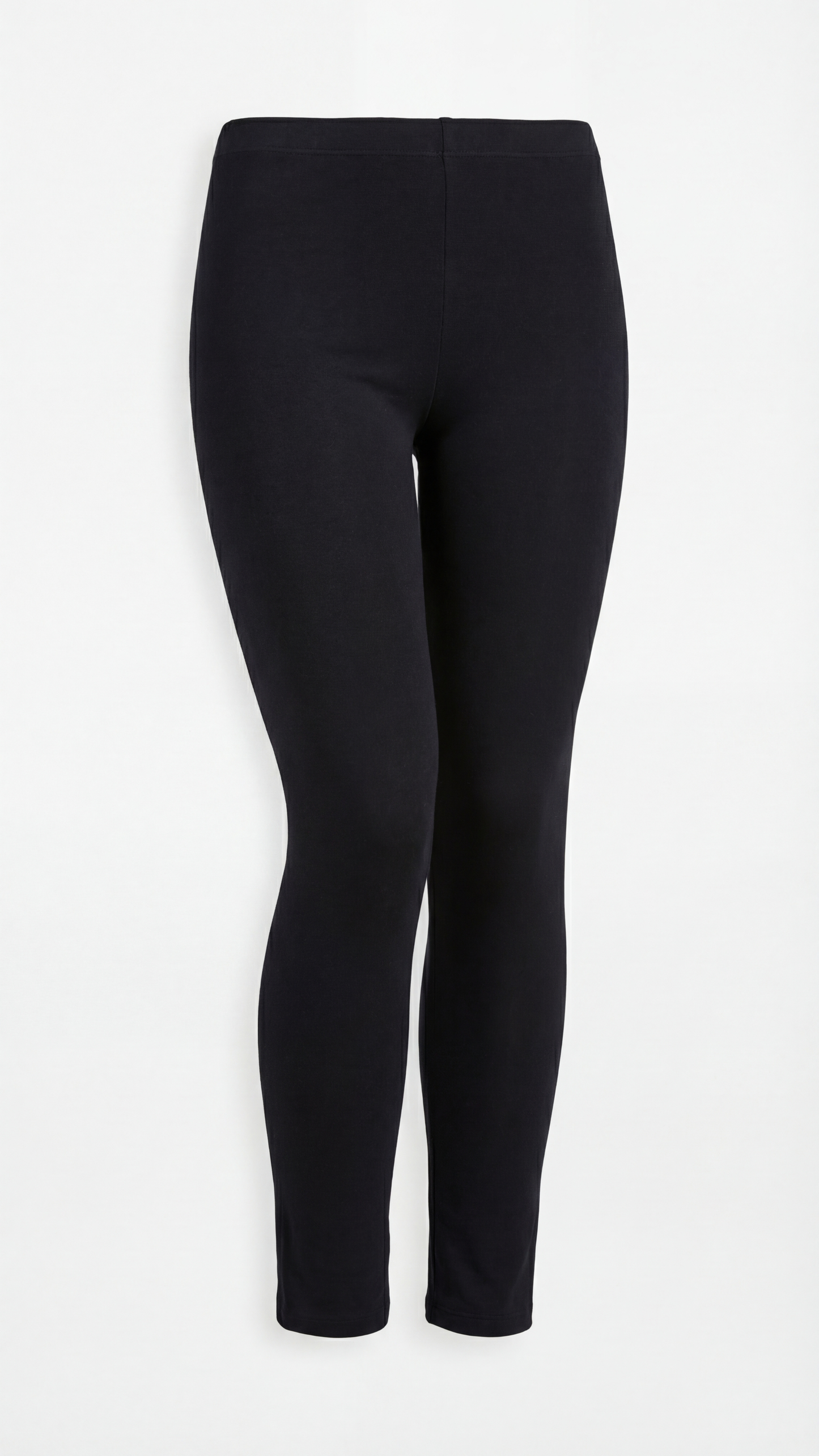 Damen Legging schwarz Baumwolle