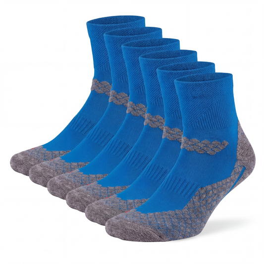 Bunte Trekking Socken kurz All Season Merino