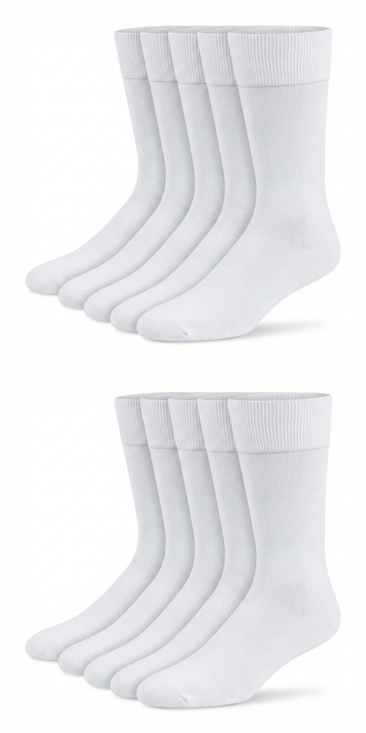 Arzt-Socken Weiss Bio Baumwolle