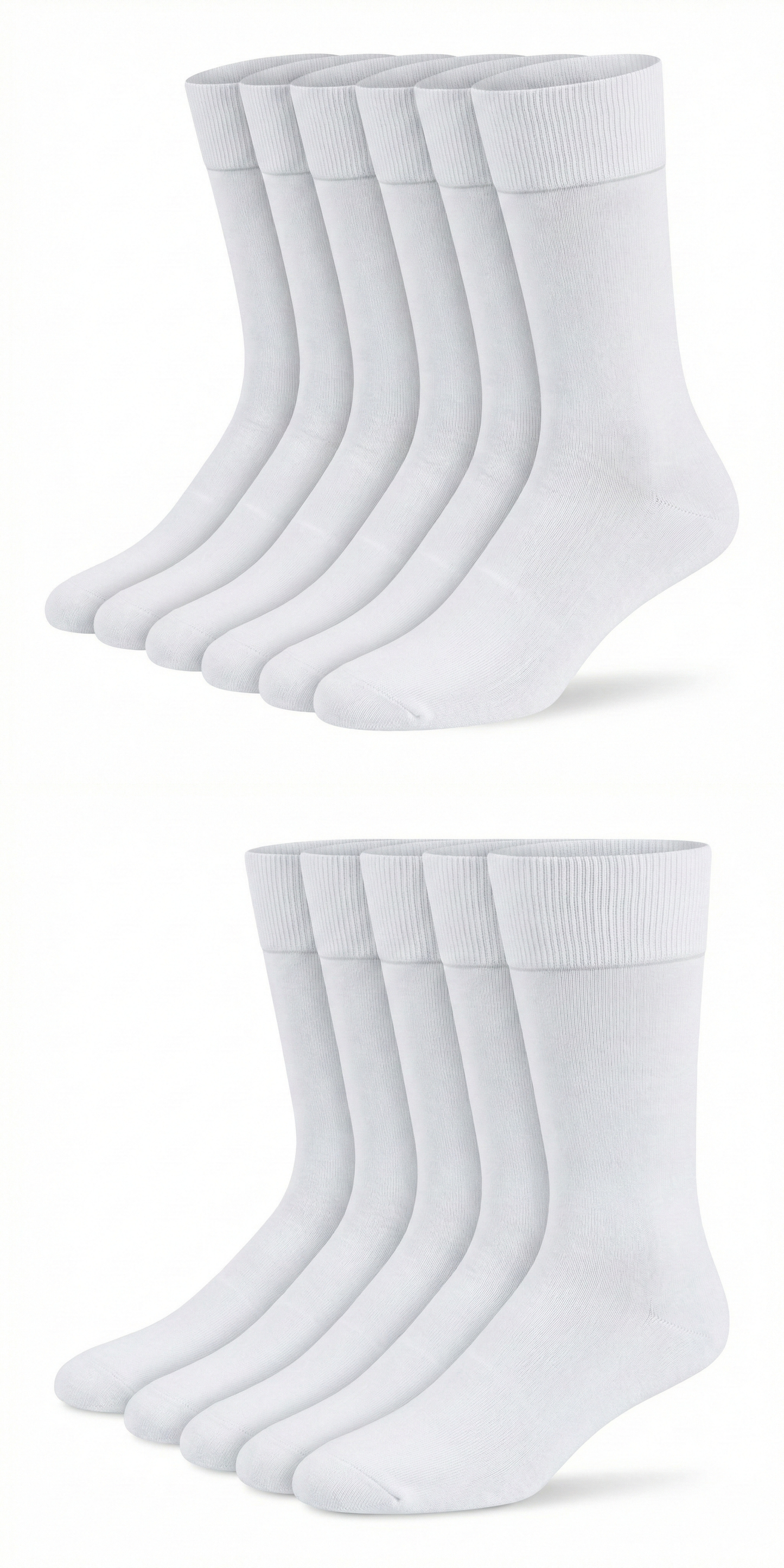 Arzt-Socken Weiss Bio Baumwolle