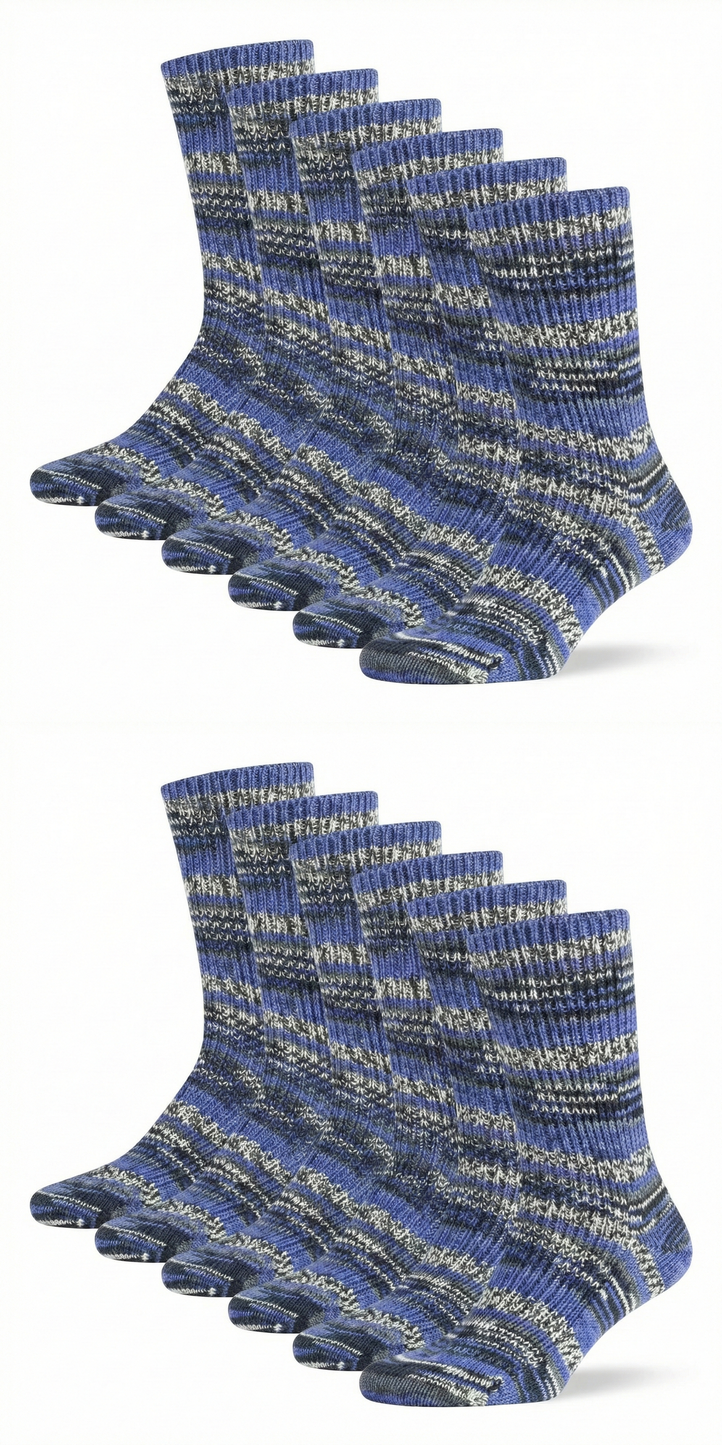 Bunte Handstrick Komfort-Socken