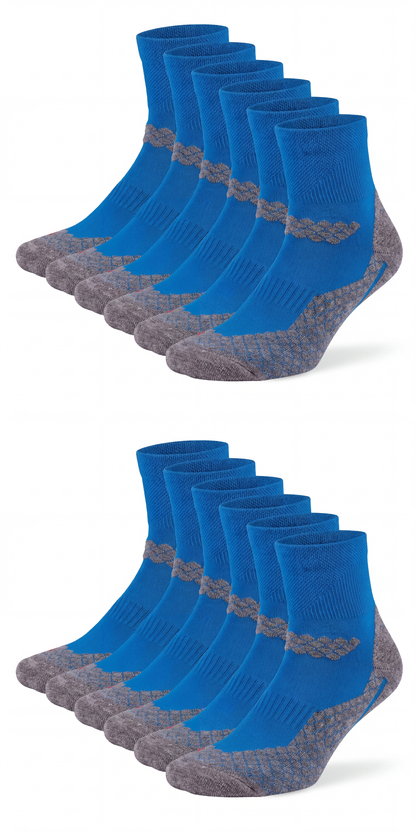 Bunte Trekking Socken kurz All Season Merino