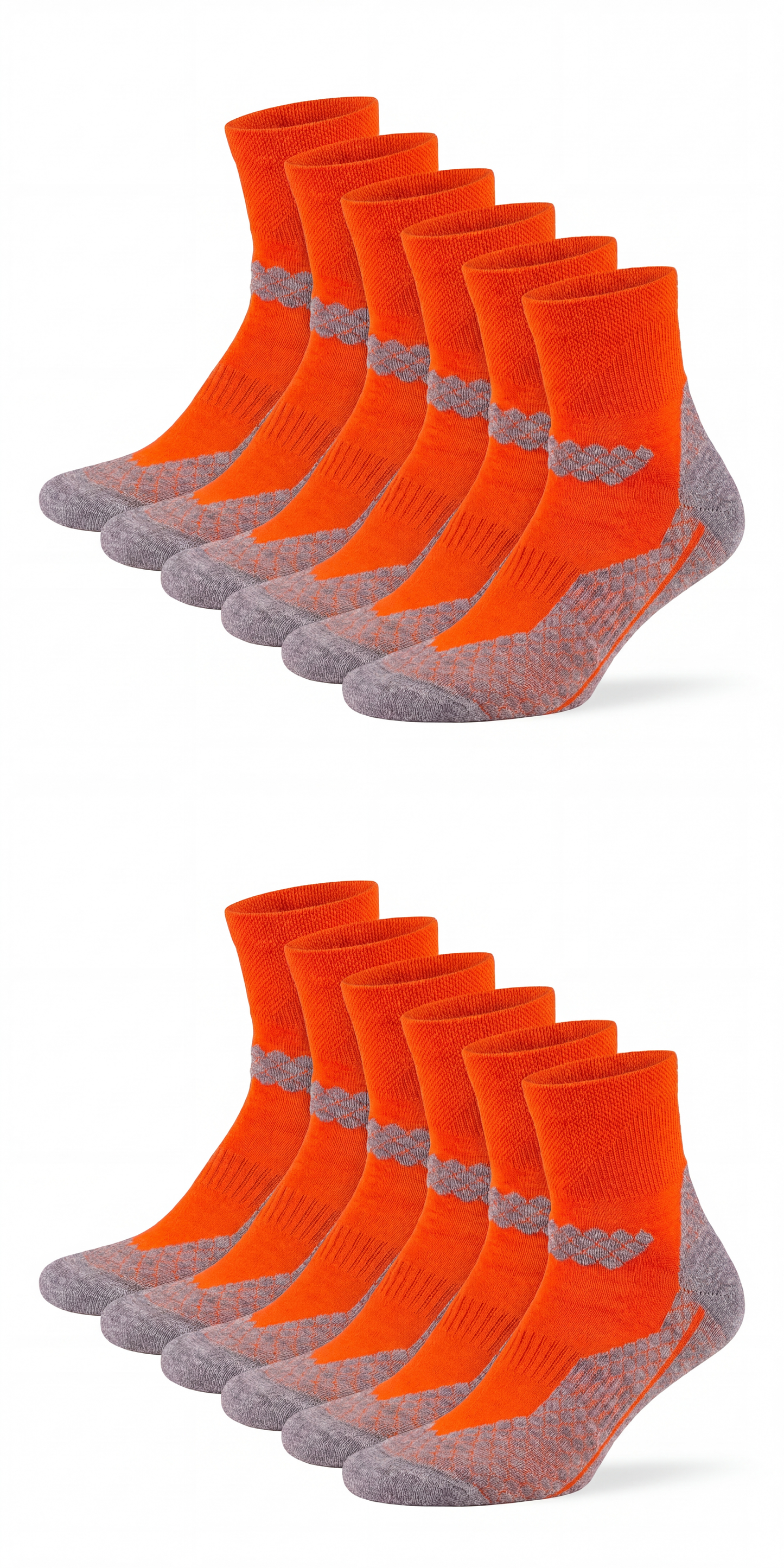 Bunte Trekking Socken kurz All Season Merino
