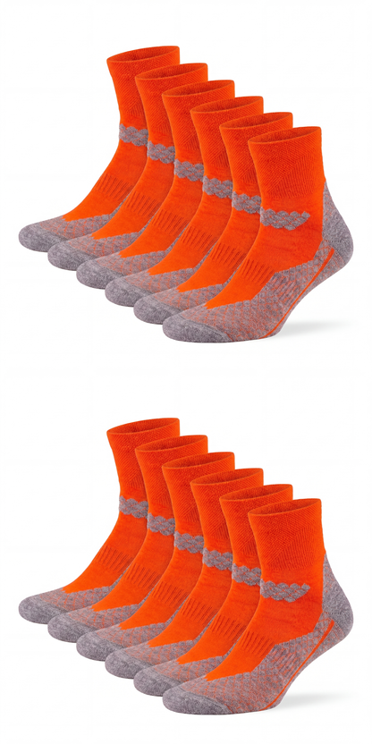 Bunte Trekking Socken kurz All Season Merino