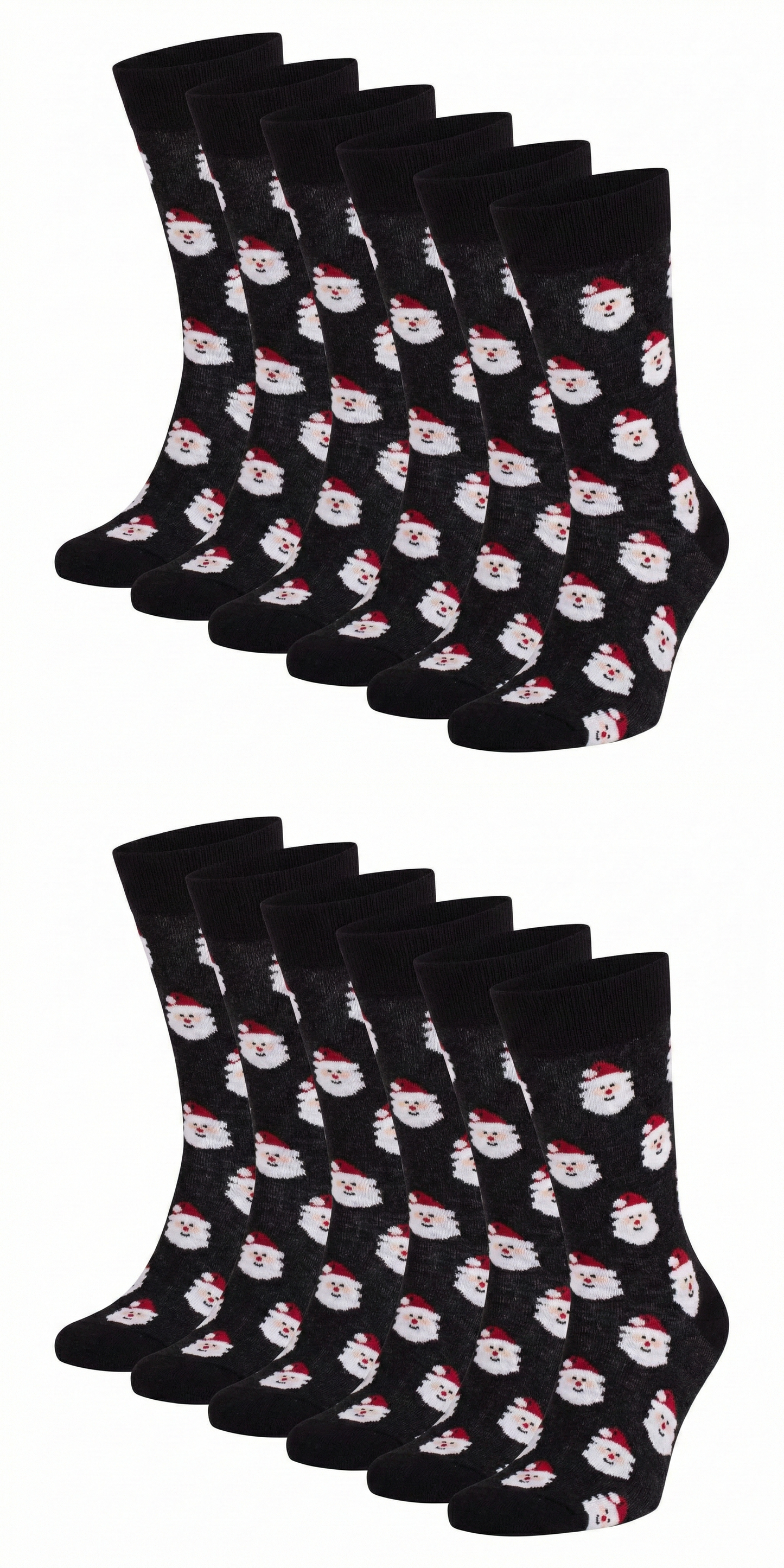 Ugly Christmas Socken "Santa" Bio Baumwolle
