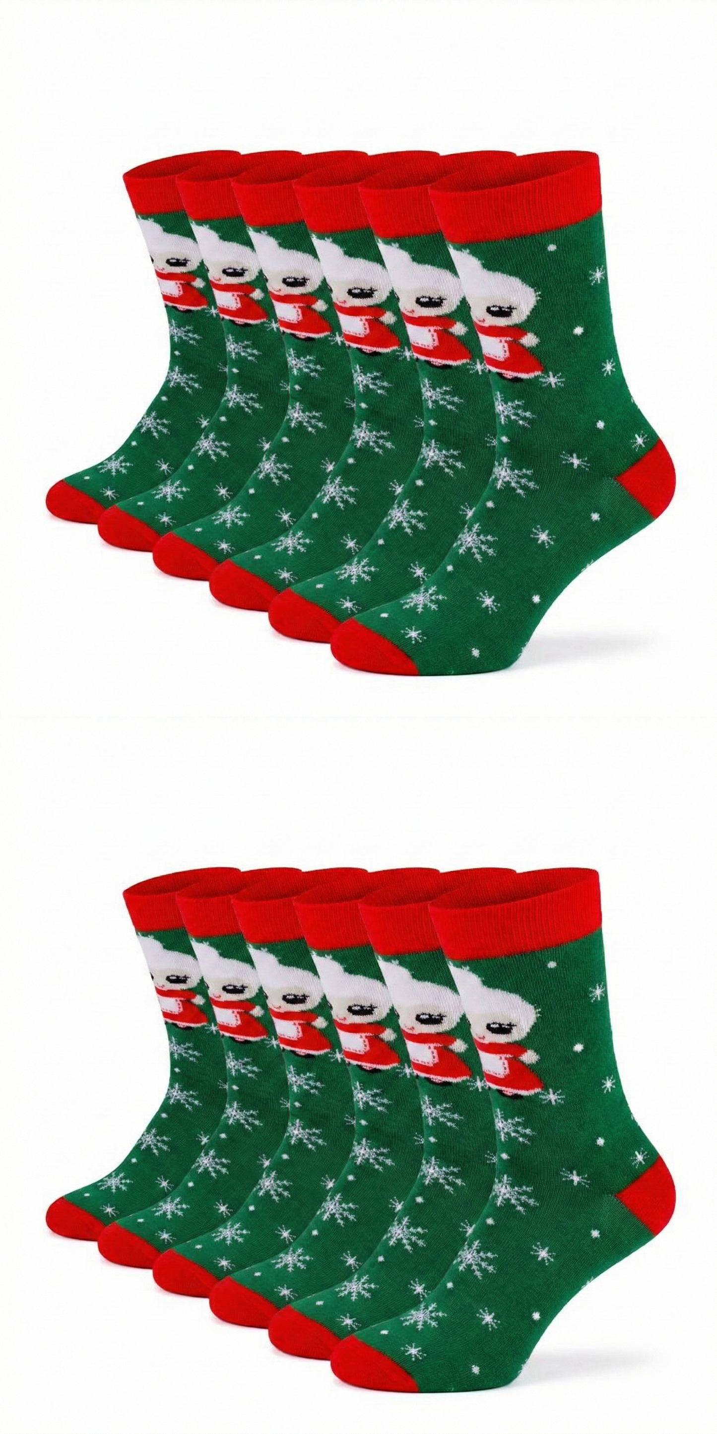 Ugly Christmas Socken "Weihnachtsfrau" Bio Baumwolle