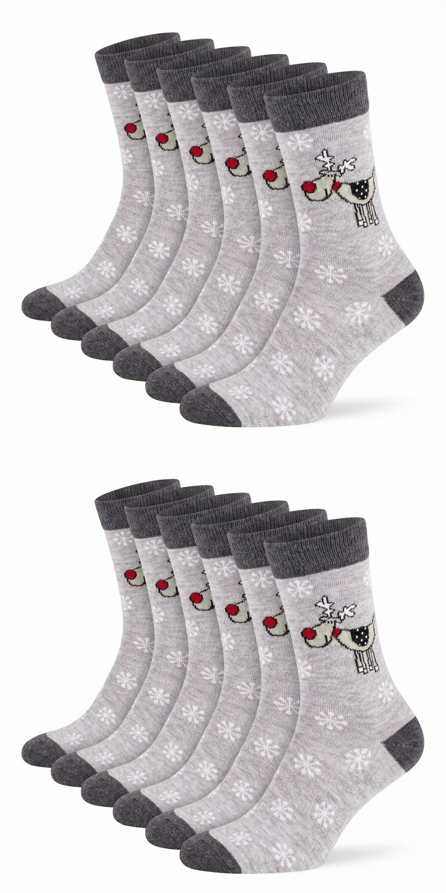 Ugly Christmas Socken "Rudi" Bio Baumwolle