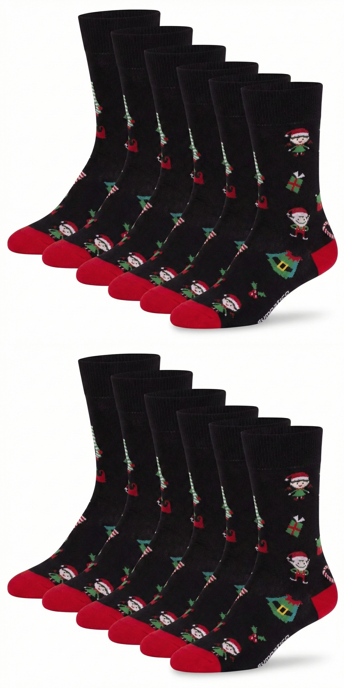 Ugly Christmas Socken "Elfen" Bio Baumwolle