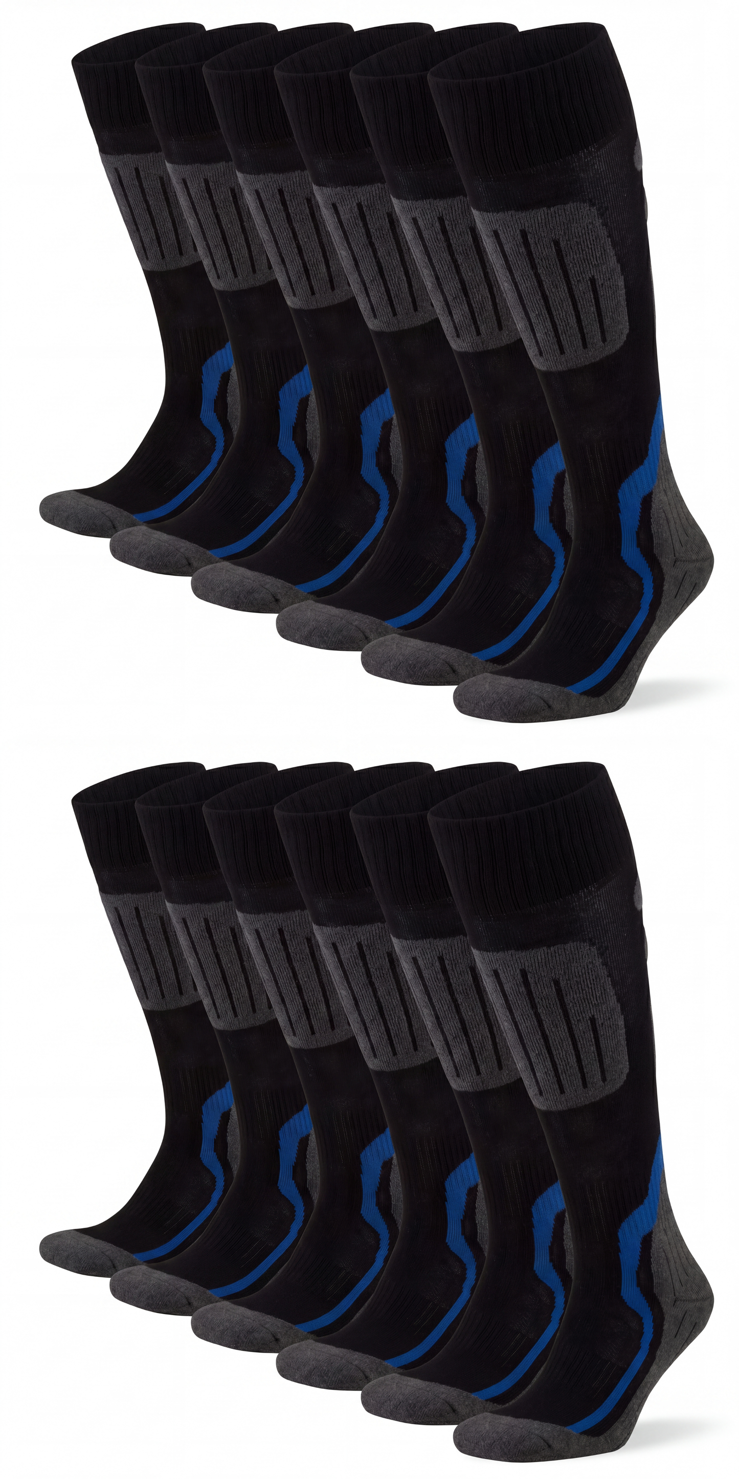 Ski Socken Bio-Baumwolle gepolstert