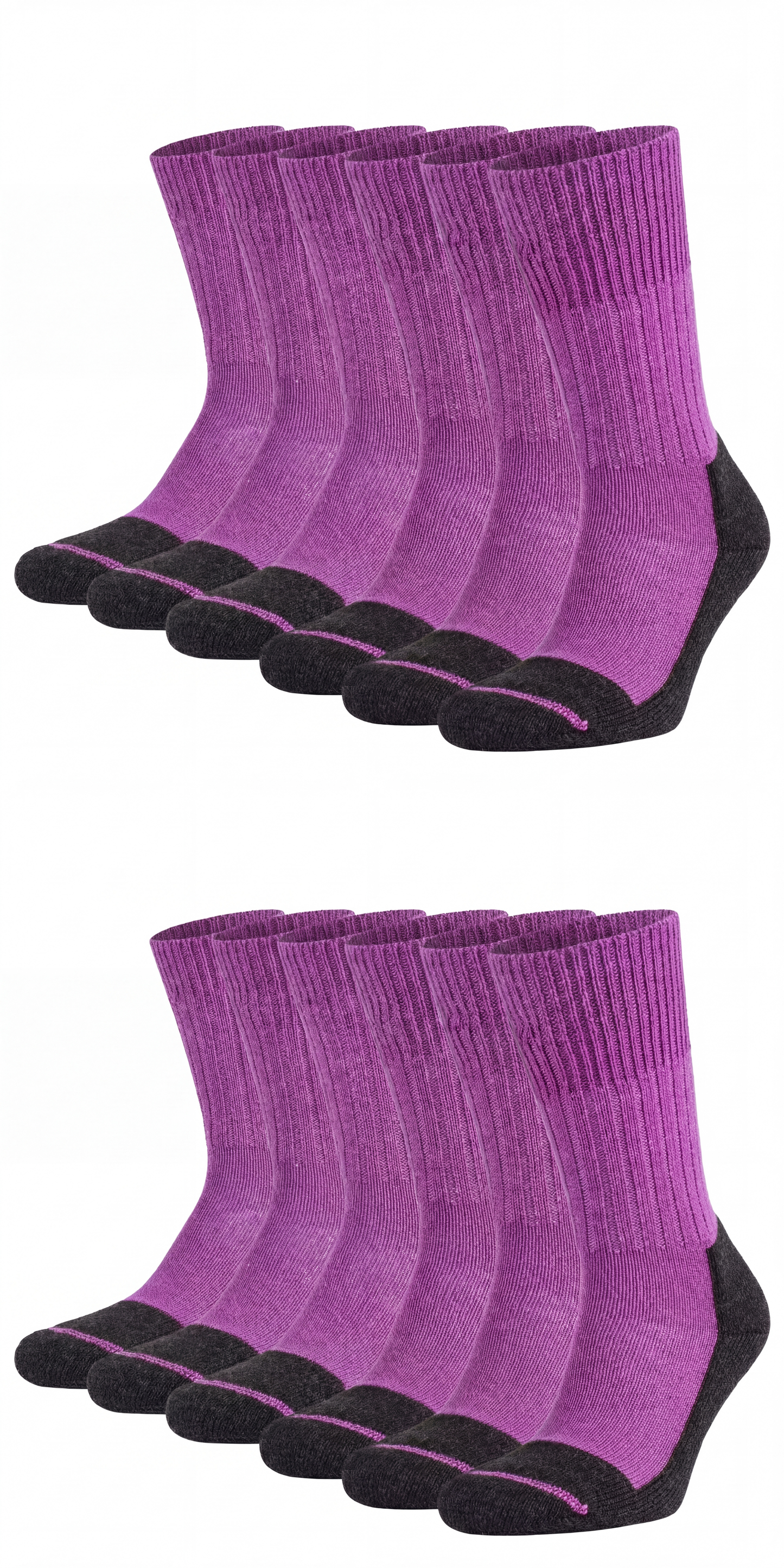 Bunte Outdoor Socken Wolle Robust
