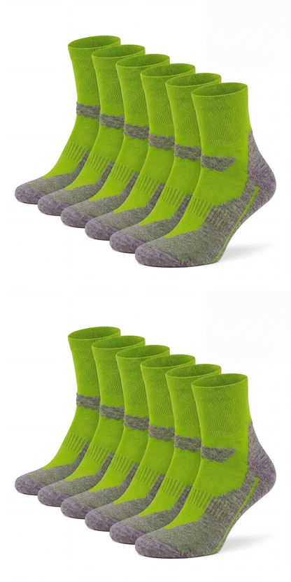 Bunte Trekking Socken kurz All Season Merino
