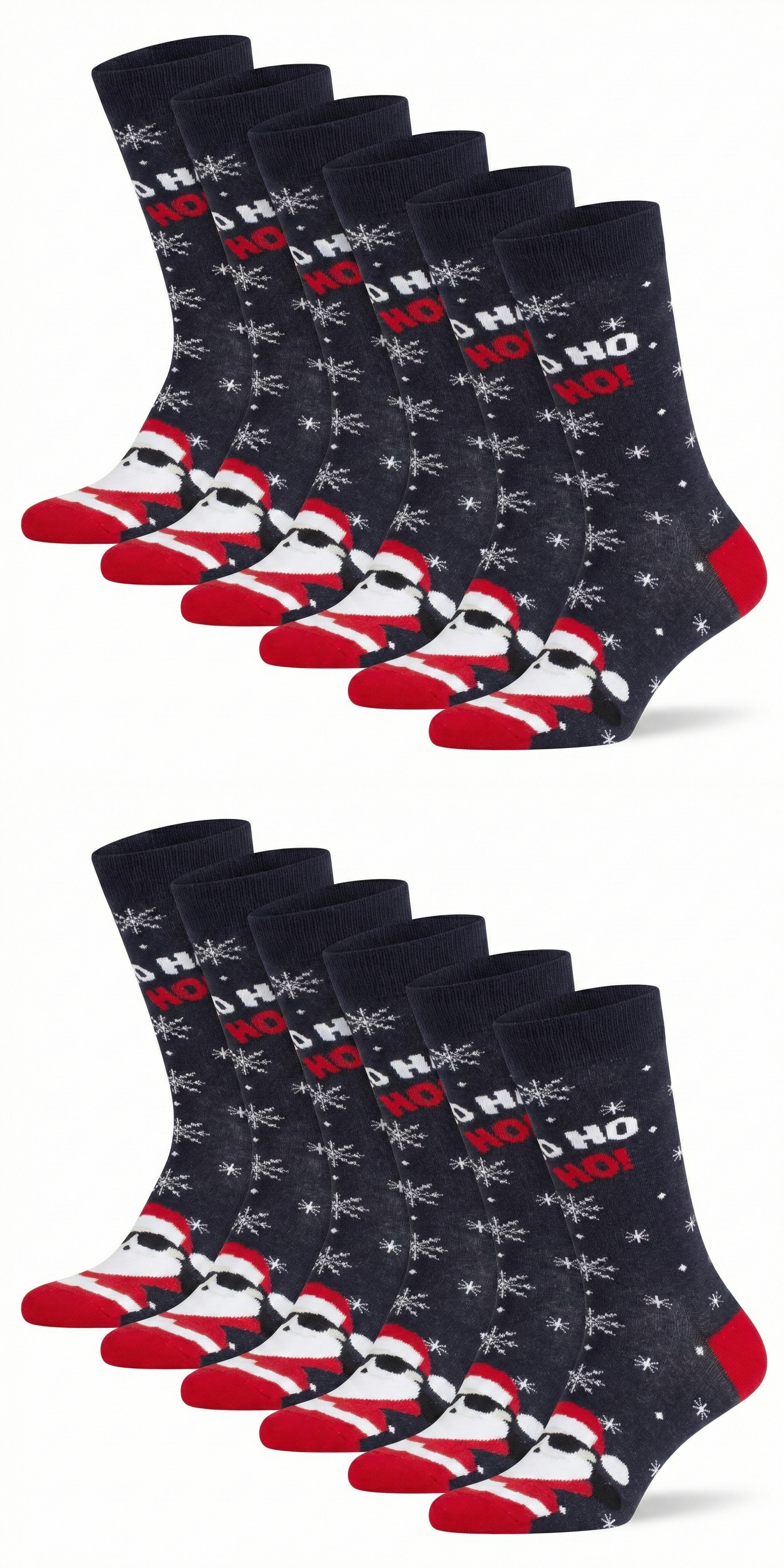 Ugly Christmas Socken "HoHoHo" Bio Baumwolle