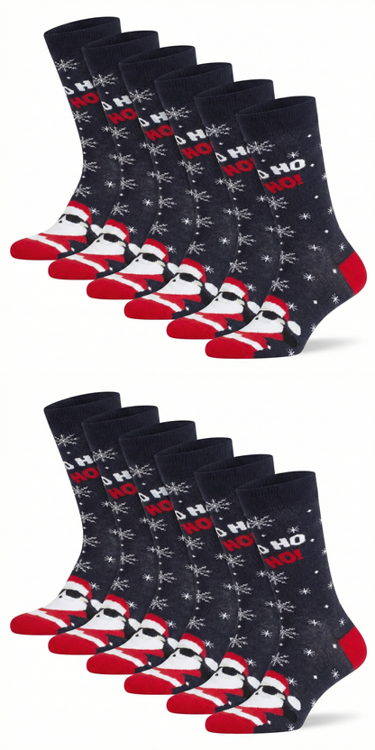 Ugly Christmas Socken "HoHoHo" Bio Baumwolle