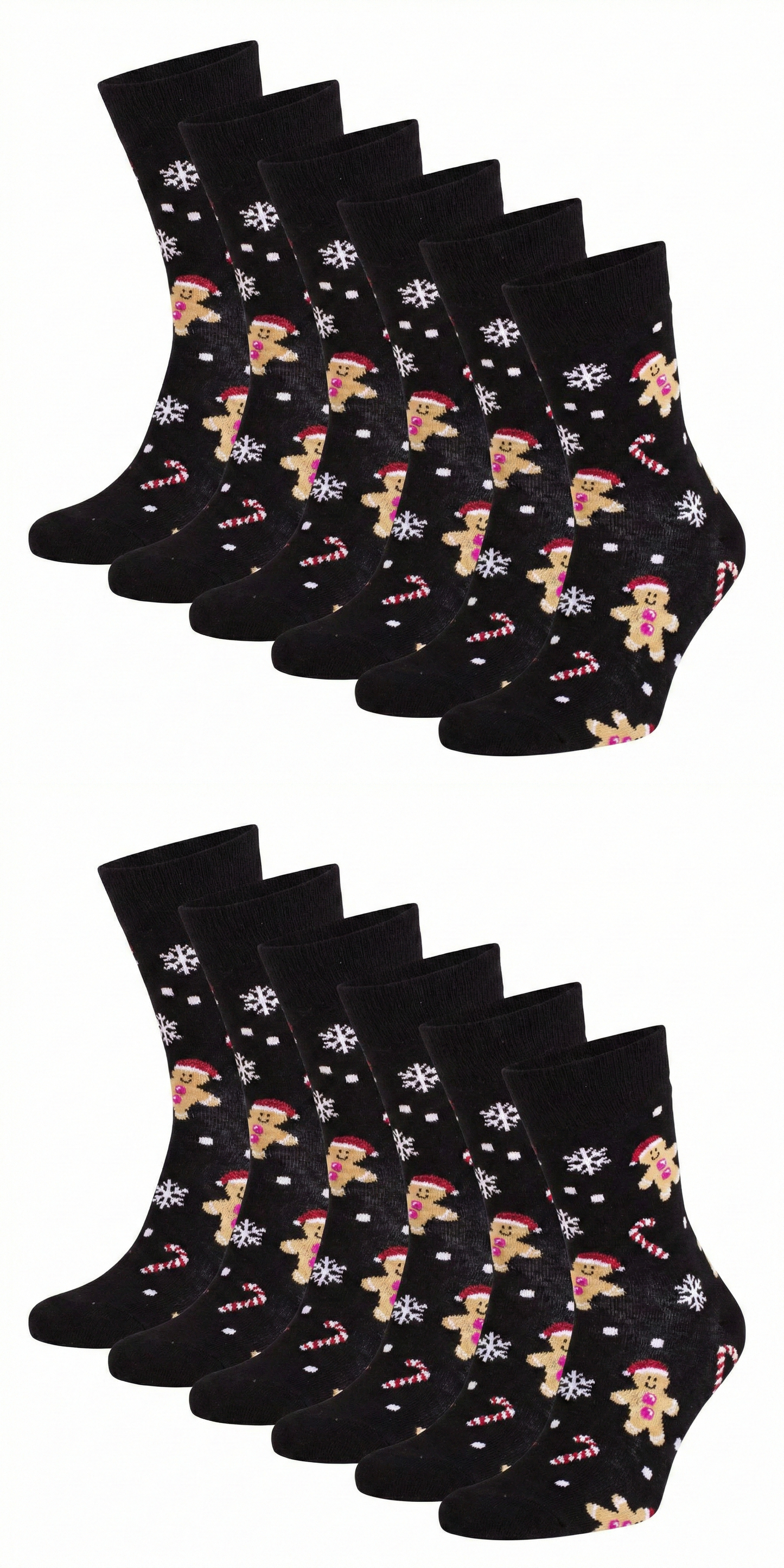 Ugly Christmas Socken "Lebkuchen Mann" Bio Baumwolle