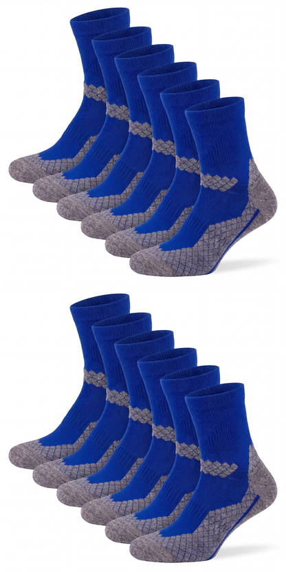 Bunte Trekking Socken kurz All Season Merino