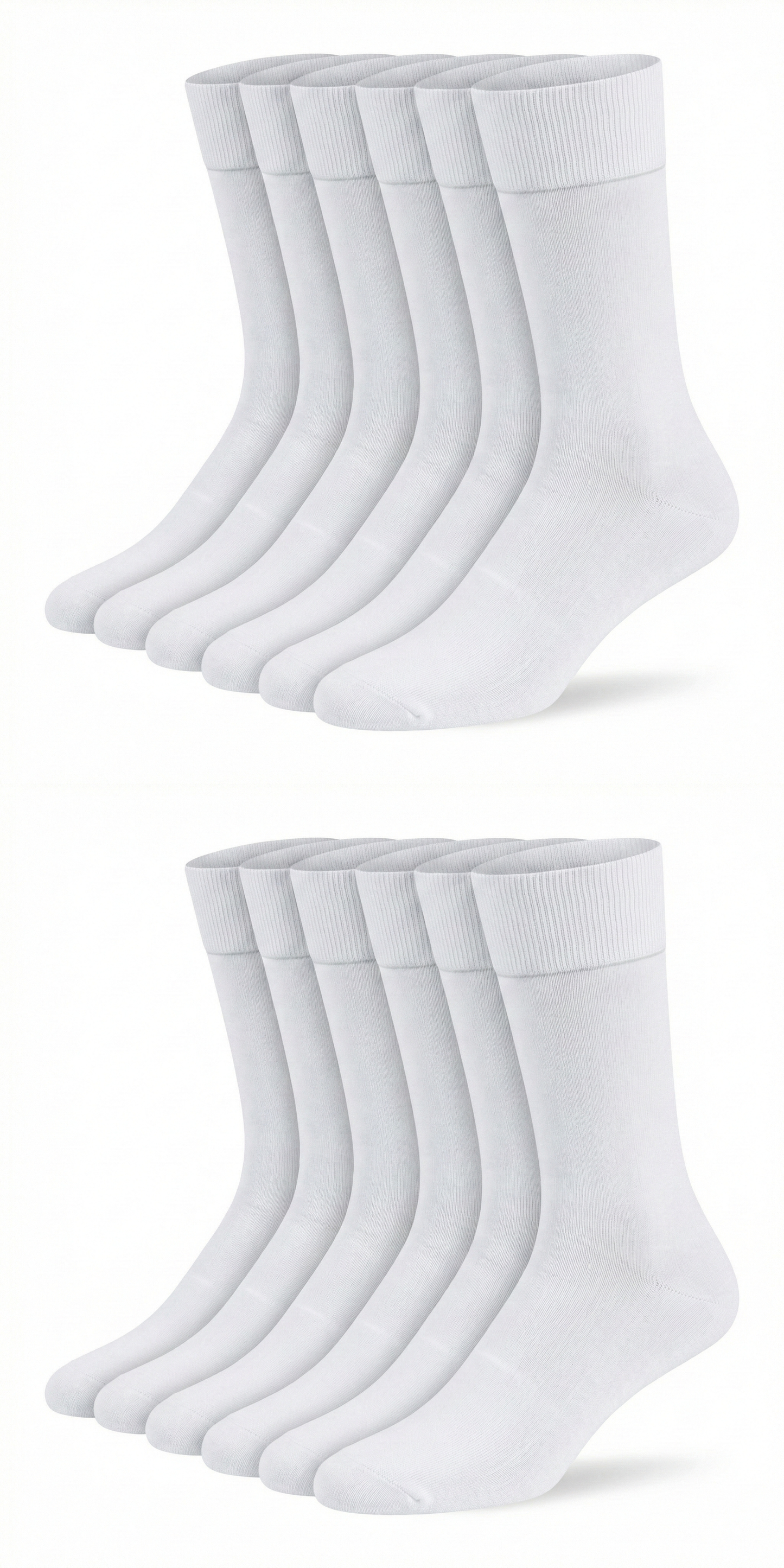 Arzt-Socken Weiss Bio Baumwolle