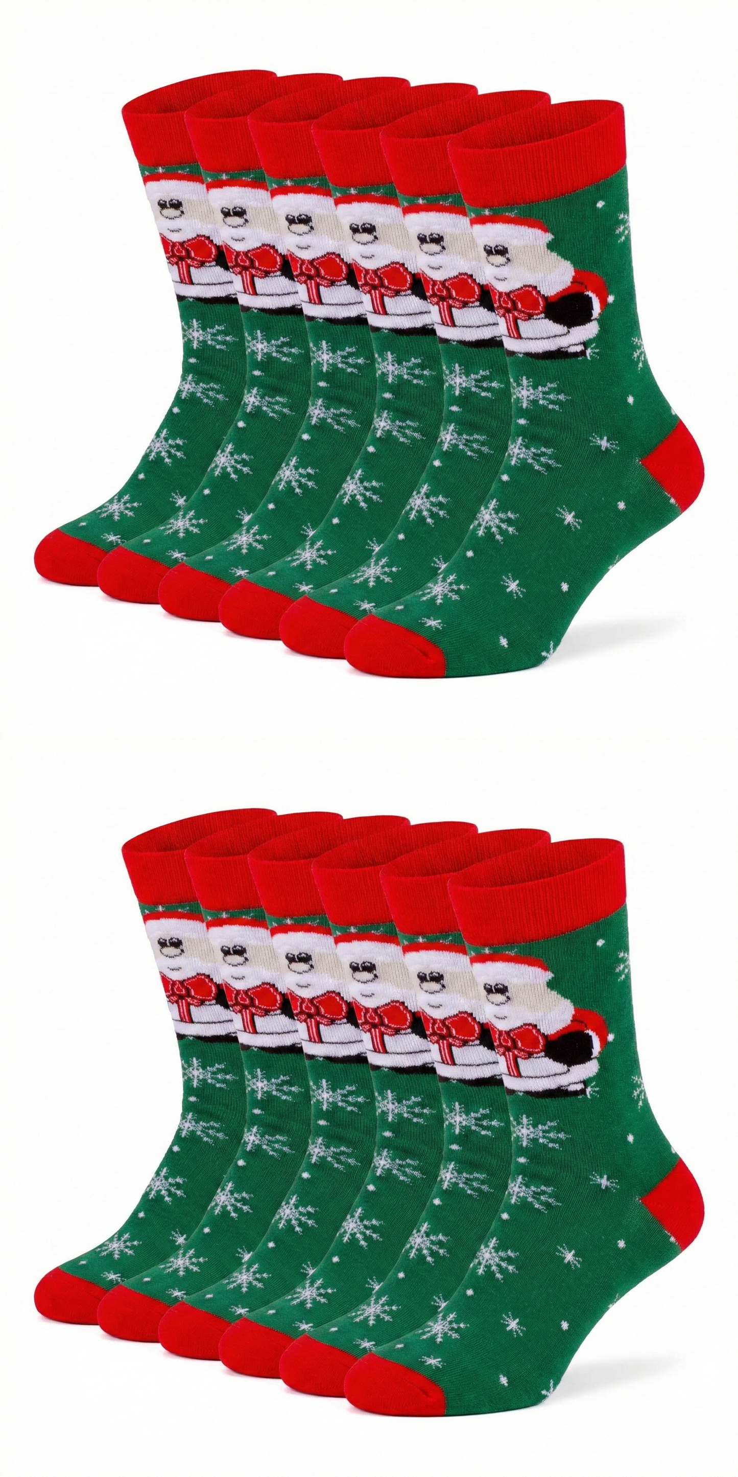 Ugly Christmas Socken "Weihnachtsmann" Bio Baumwolle