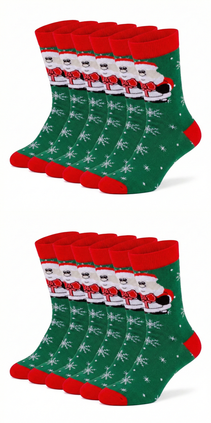 Ugly Christmas Socken "Weihnachtsmann" Bio Baumwolle