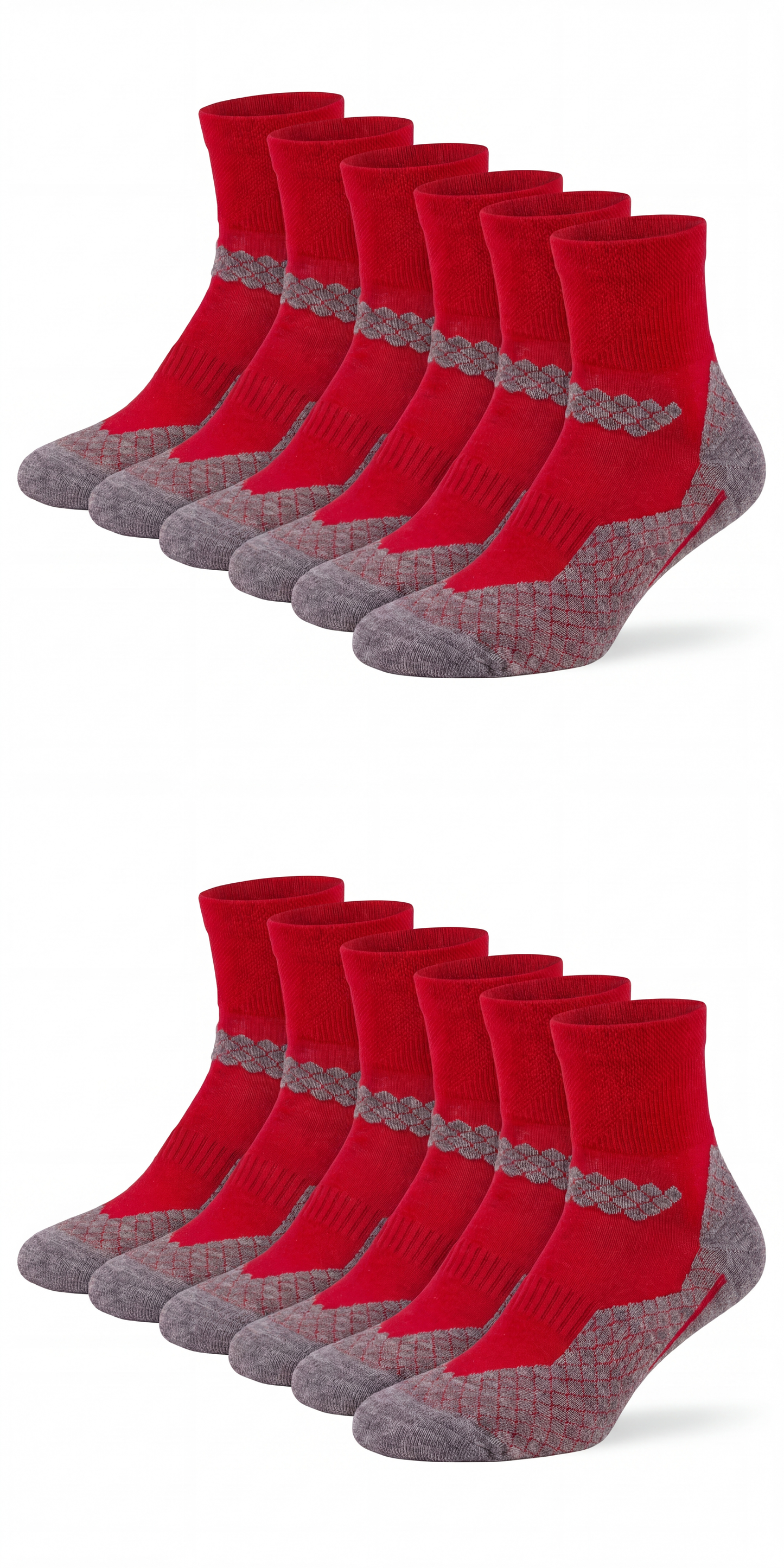 Bunte Trekking Socken kurz All Season Merino