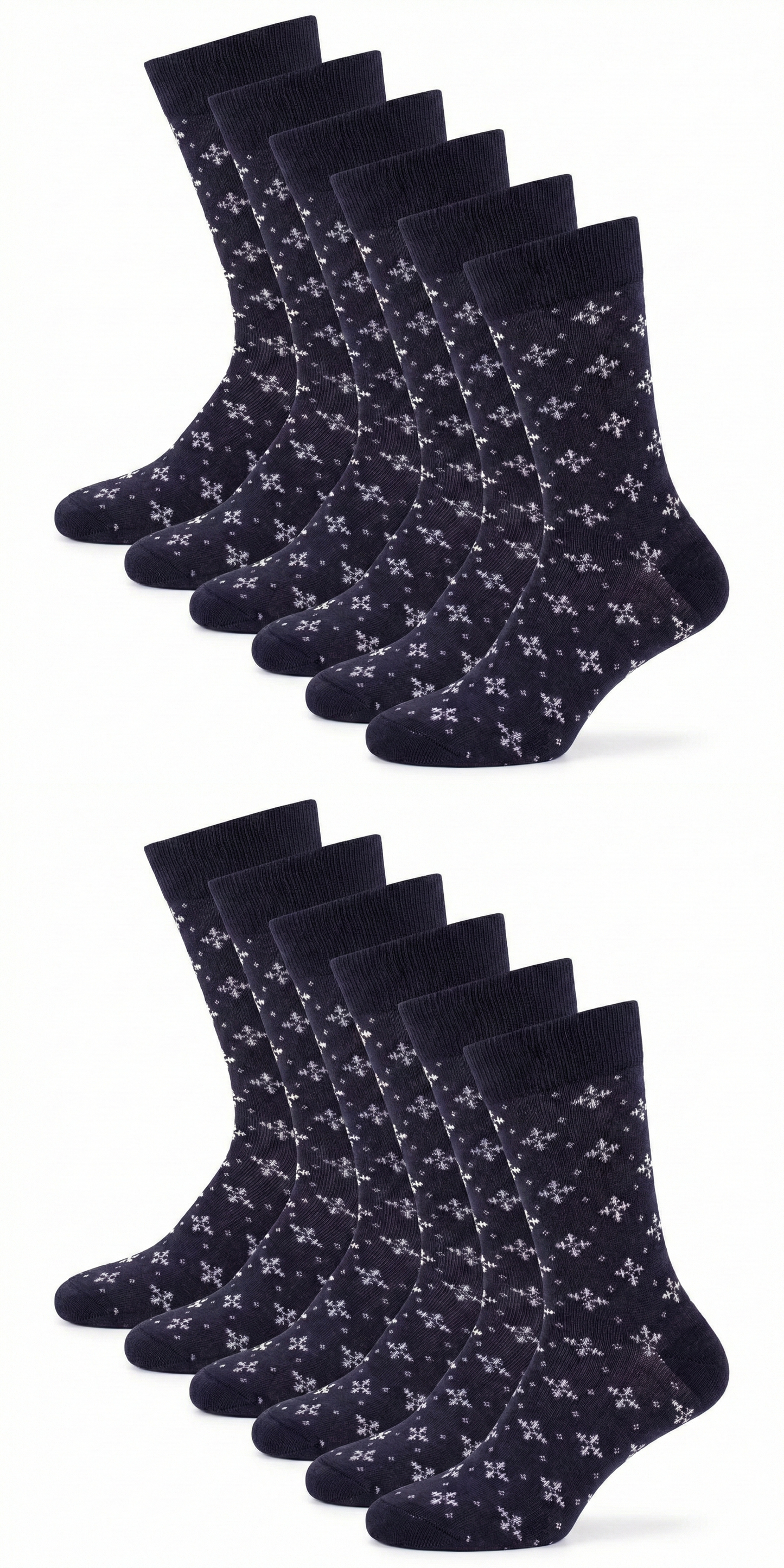 Ugly Christmas Socken "Snowflake" Bio Baumwolle