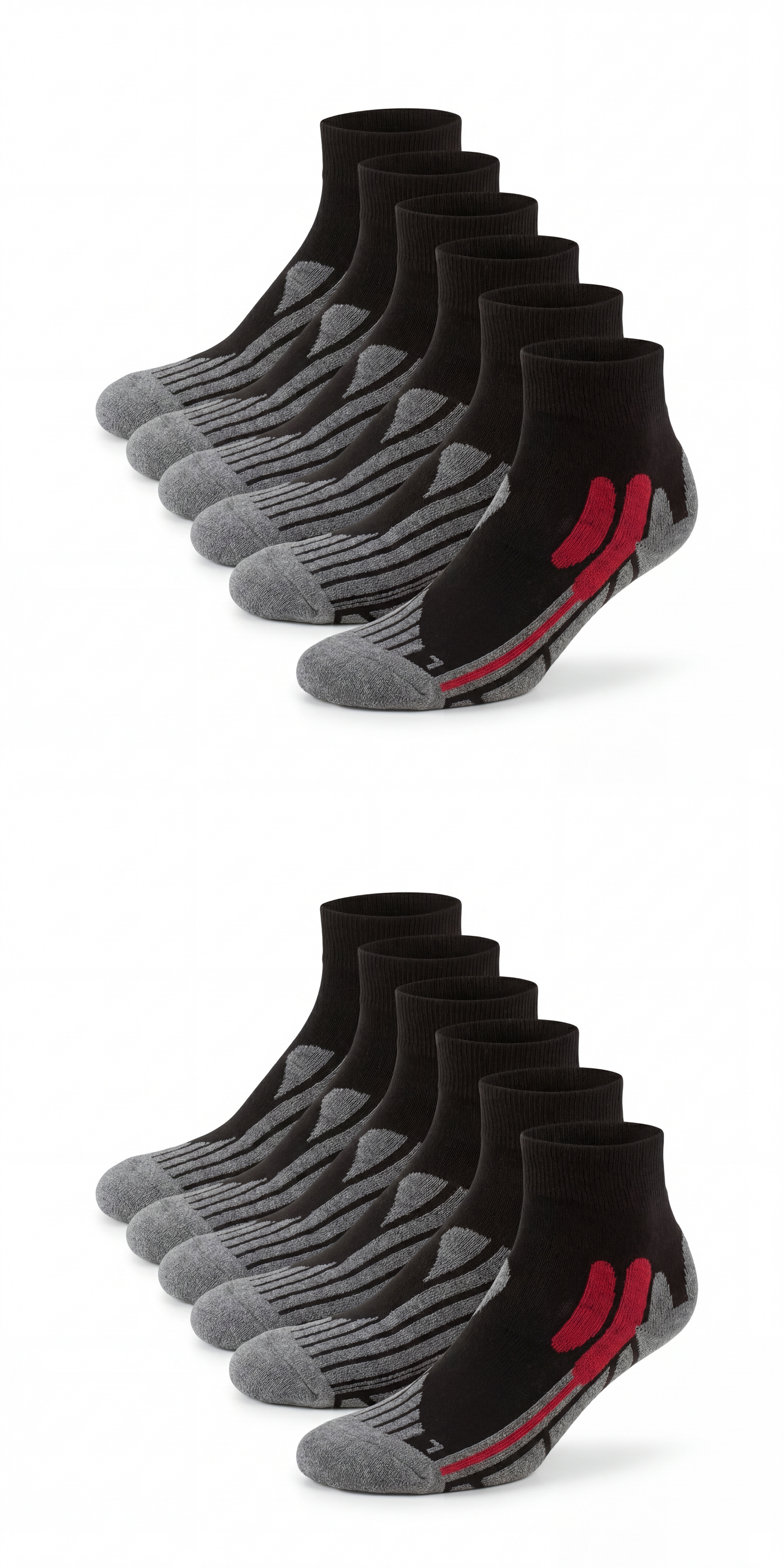 Trekking Sneaker Socken Coolmax Bio Baumwolle