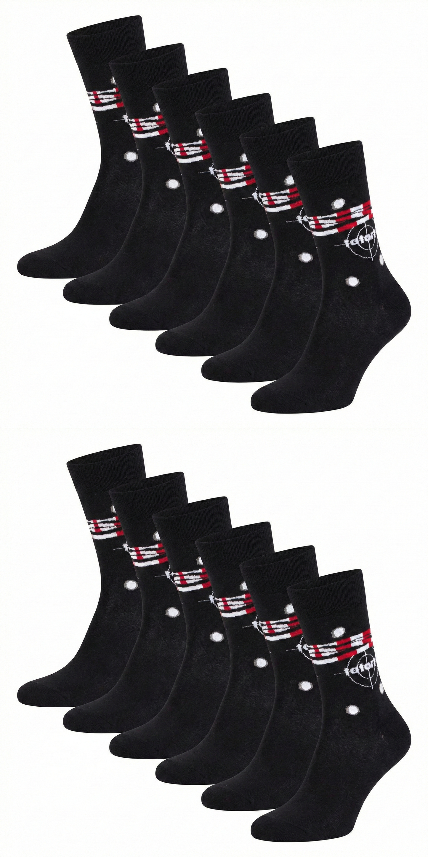 Original Tatort Socken Modell Einschuss Bio Baumwolle