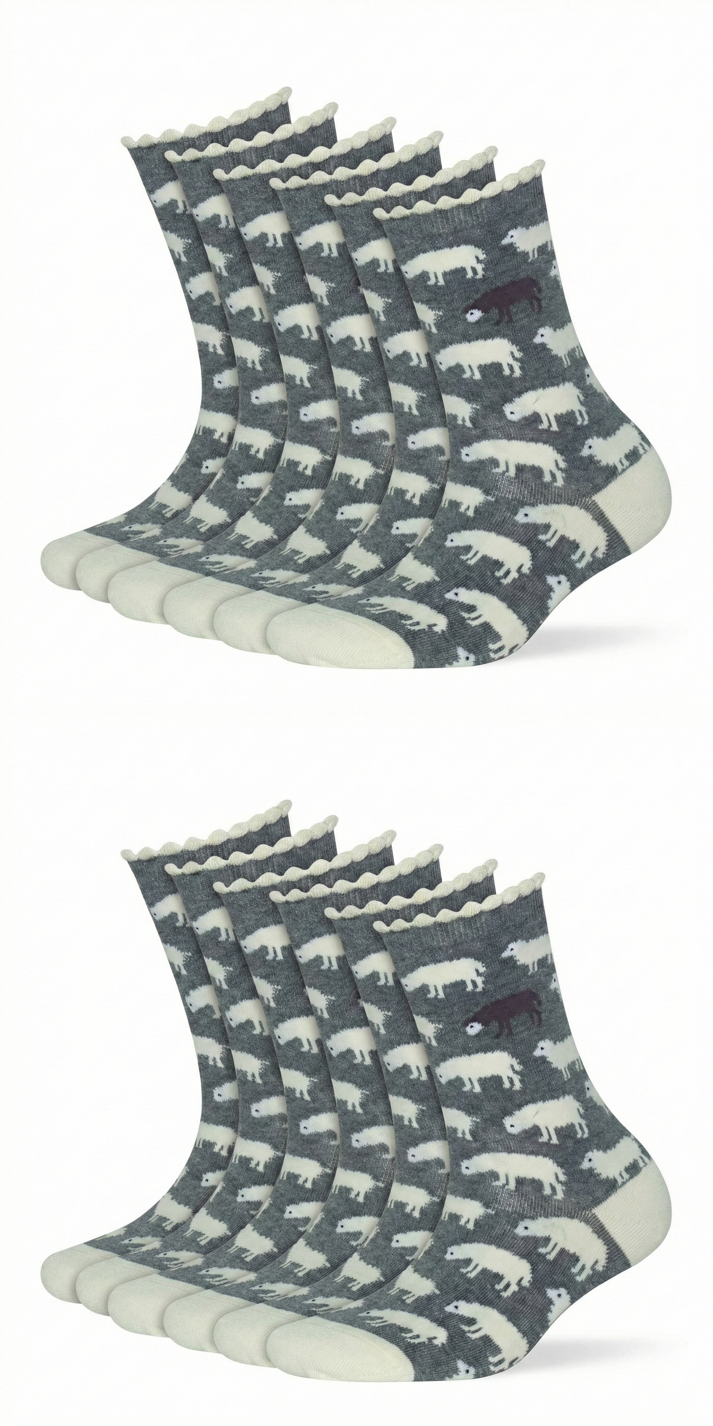 Motivsocken Schafe Bio Baumwolle
