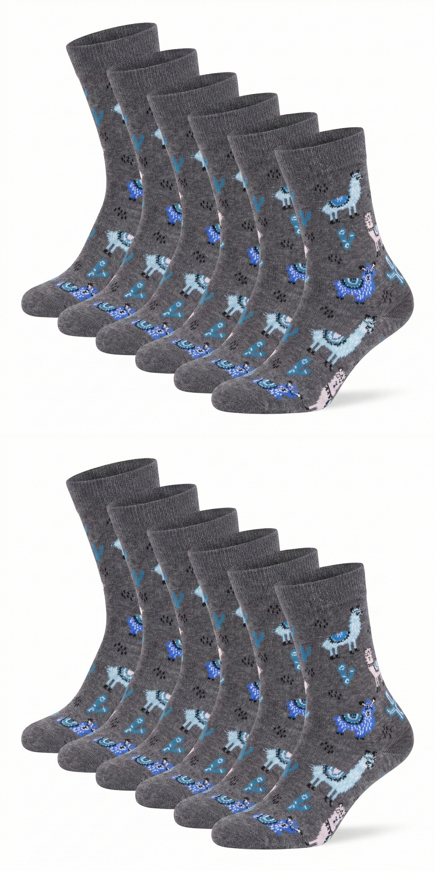 Motivsocken Lamas Bio Baumwolle