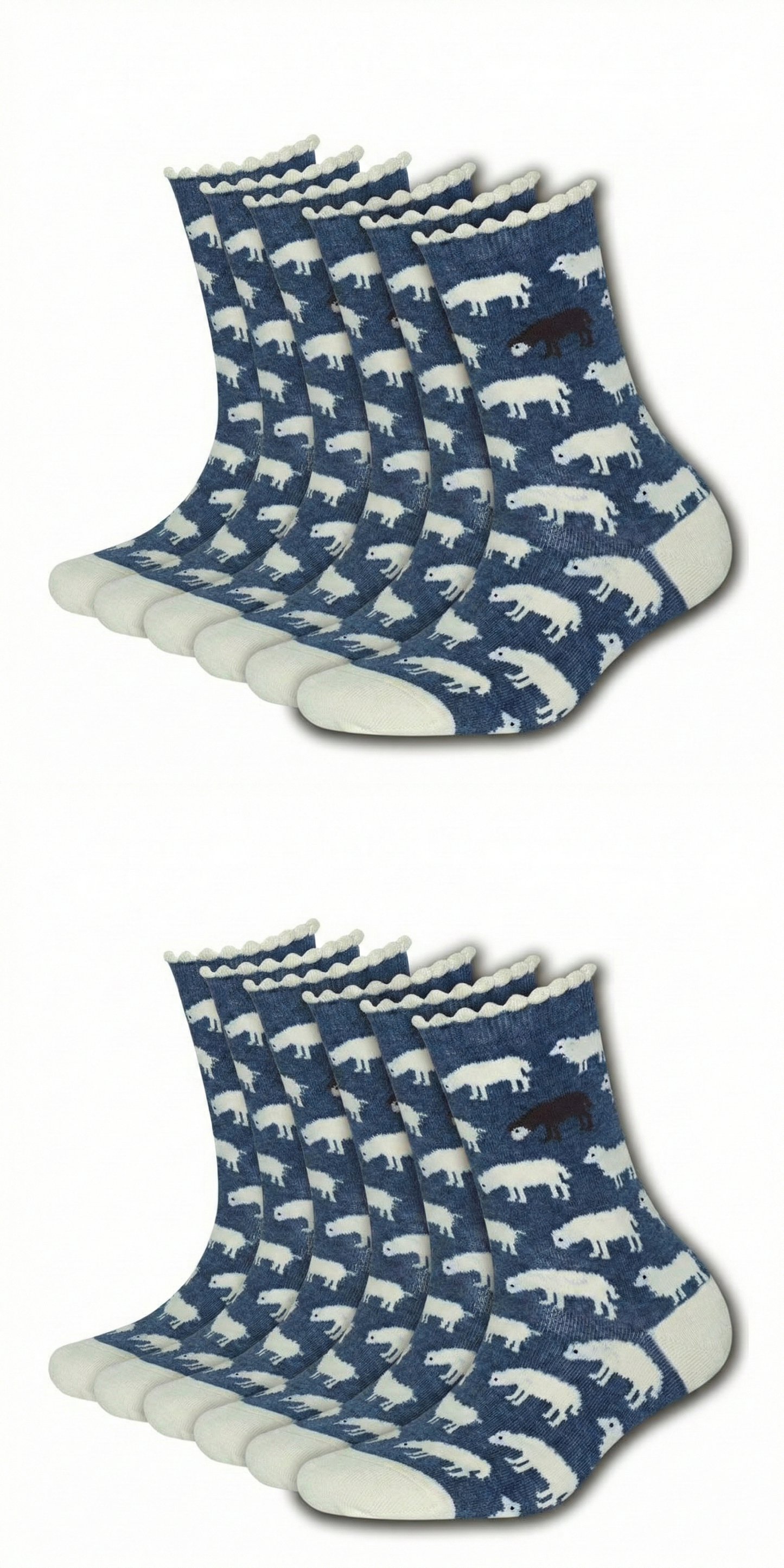 Motivsocken Schafe Bio Baumwolle