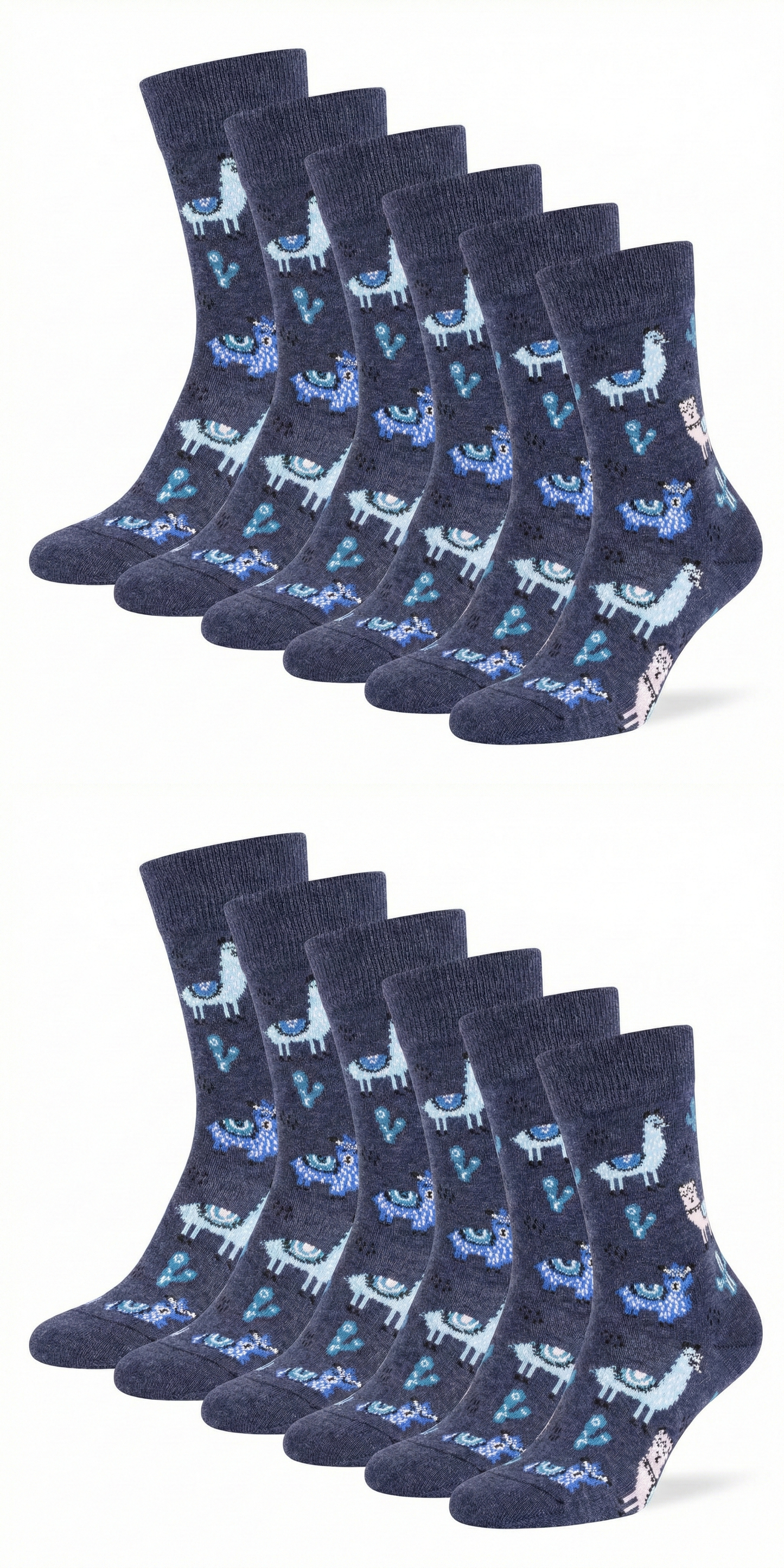 Motivsocken Lamas Bio Baumwolle