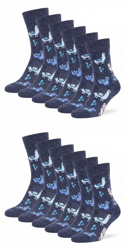 Motivsocken Lamas Bio Baumwolle