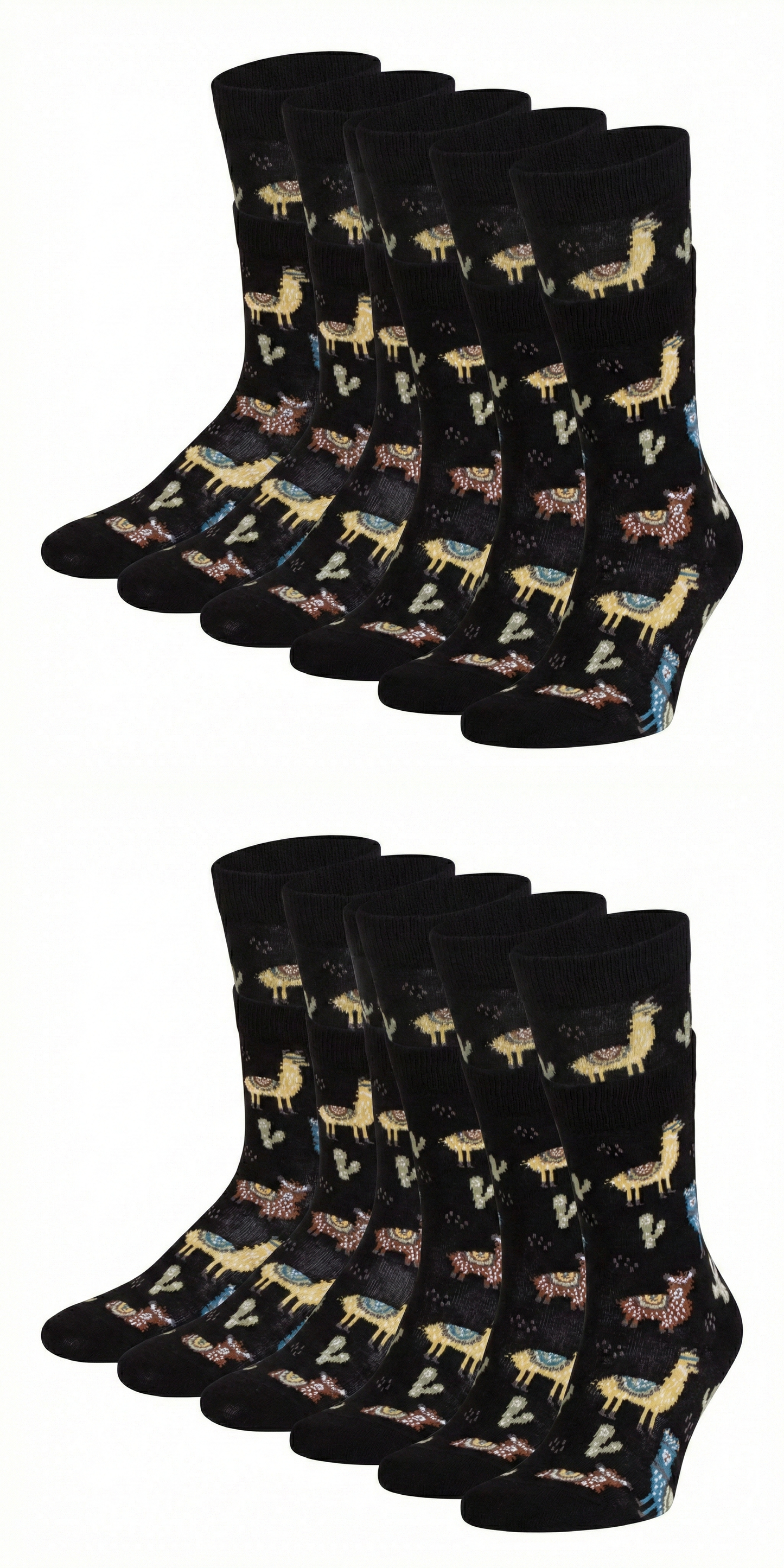 Motivsocken Lamas Bio Baumwolle