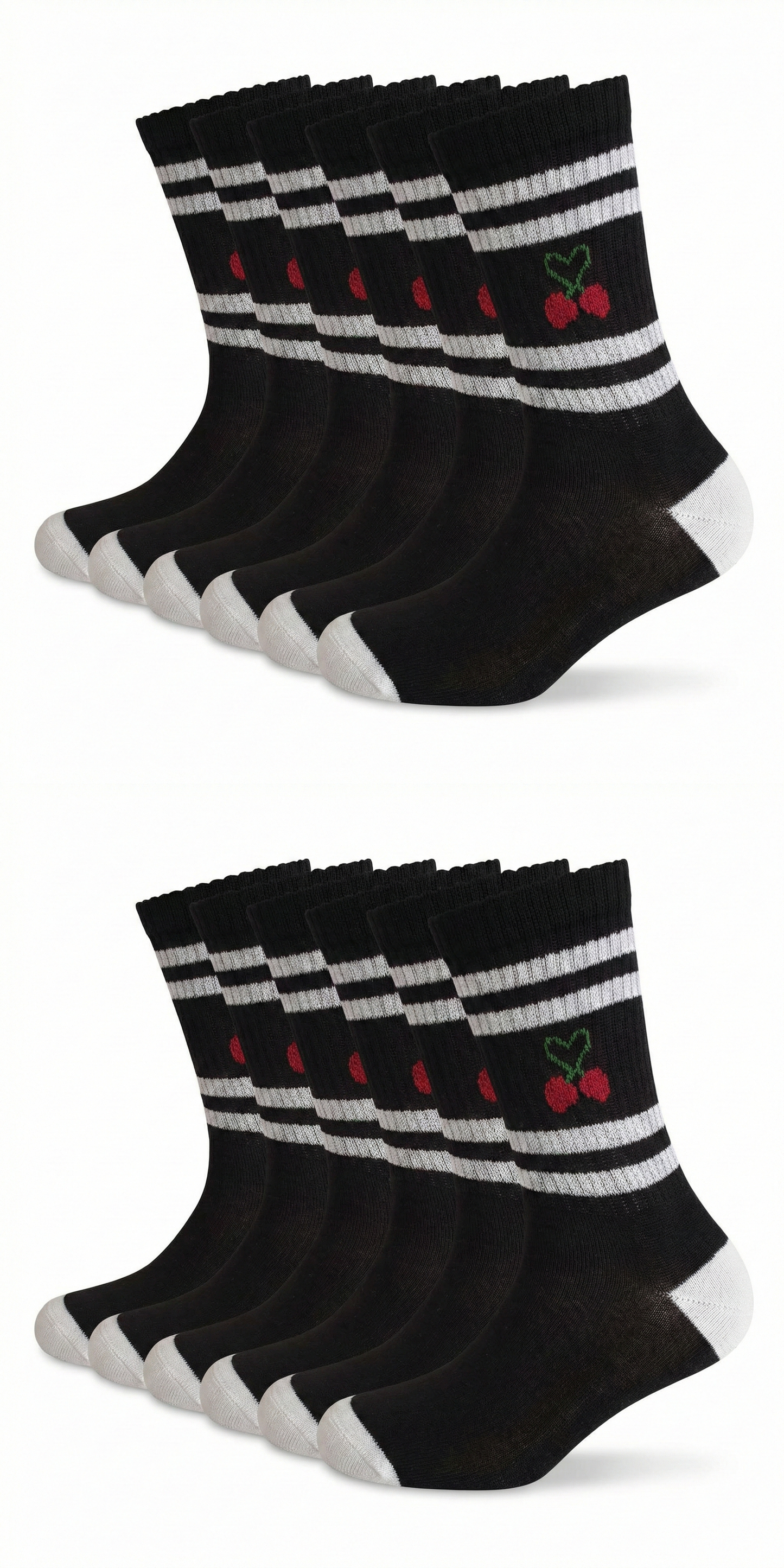 Motivsocken Cherry