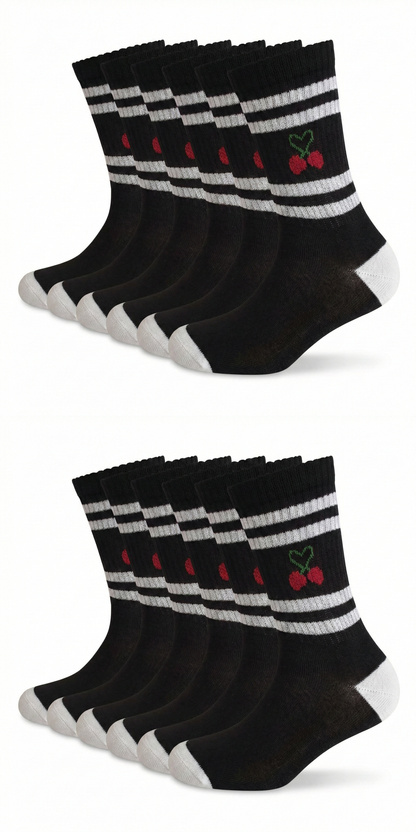 Motivsocken Cherry