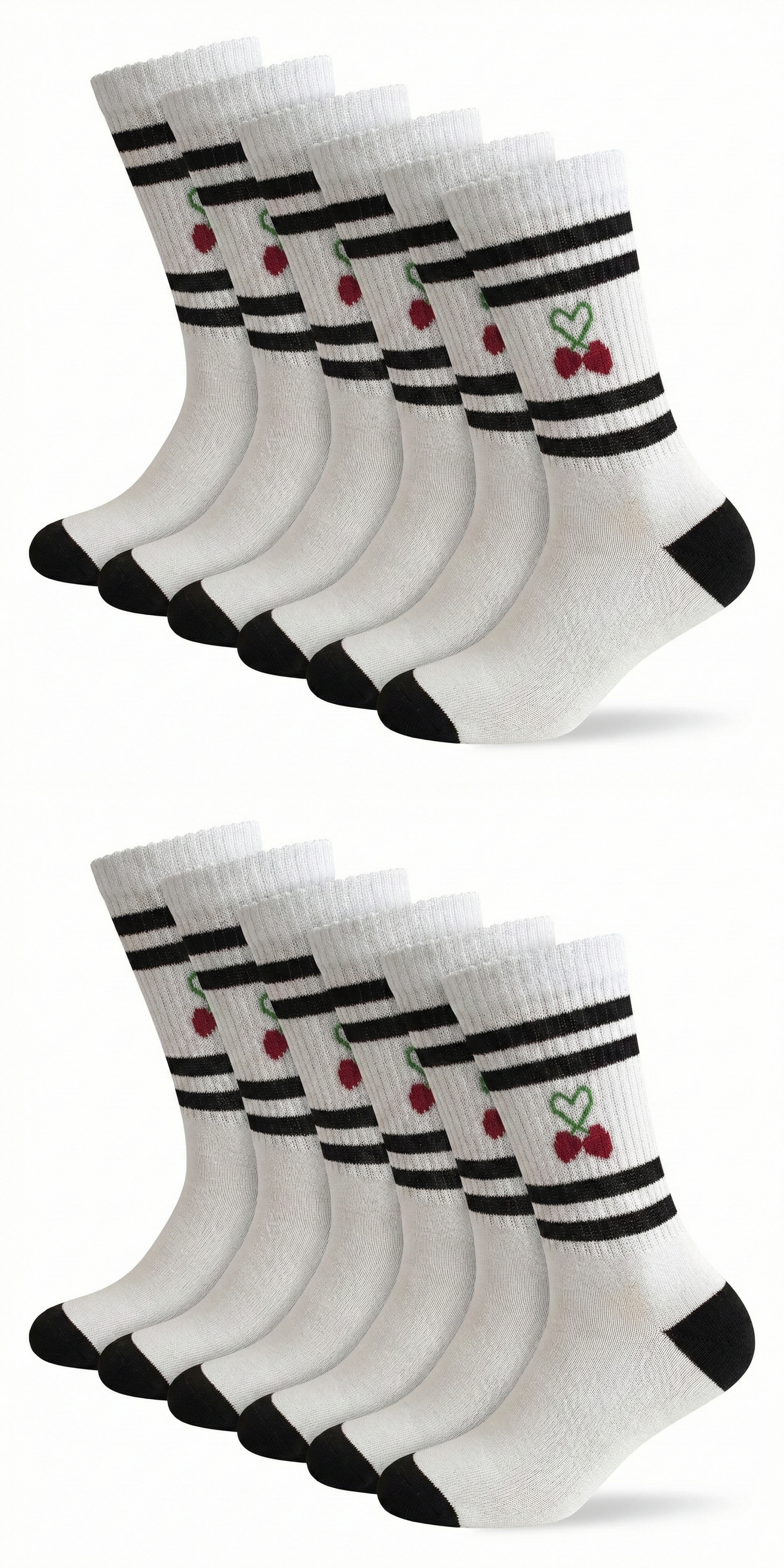 Motivsocken Cherry