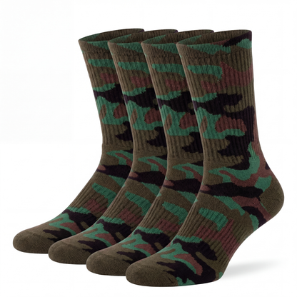 Camouflage Jagdsocke Bio-Baumwolle