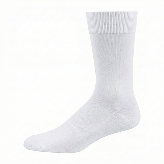 Arzt-Socken Weiss Bio Baumwolle