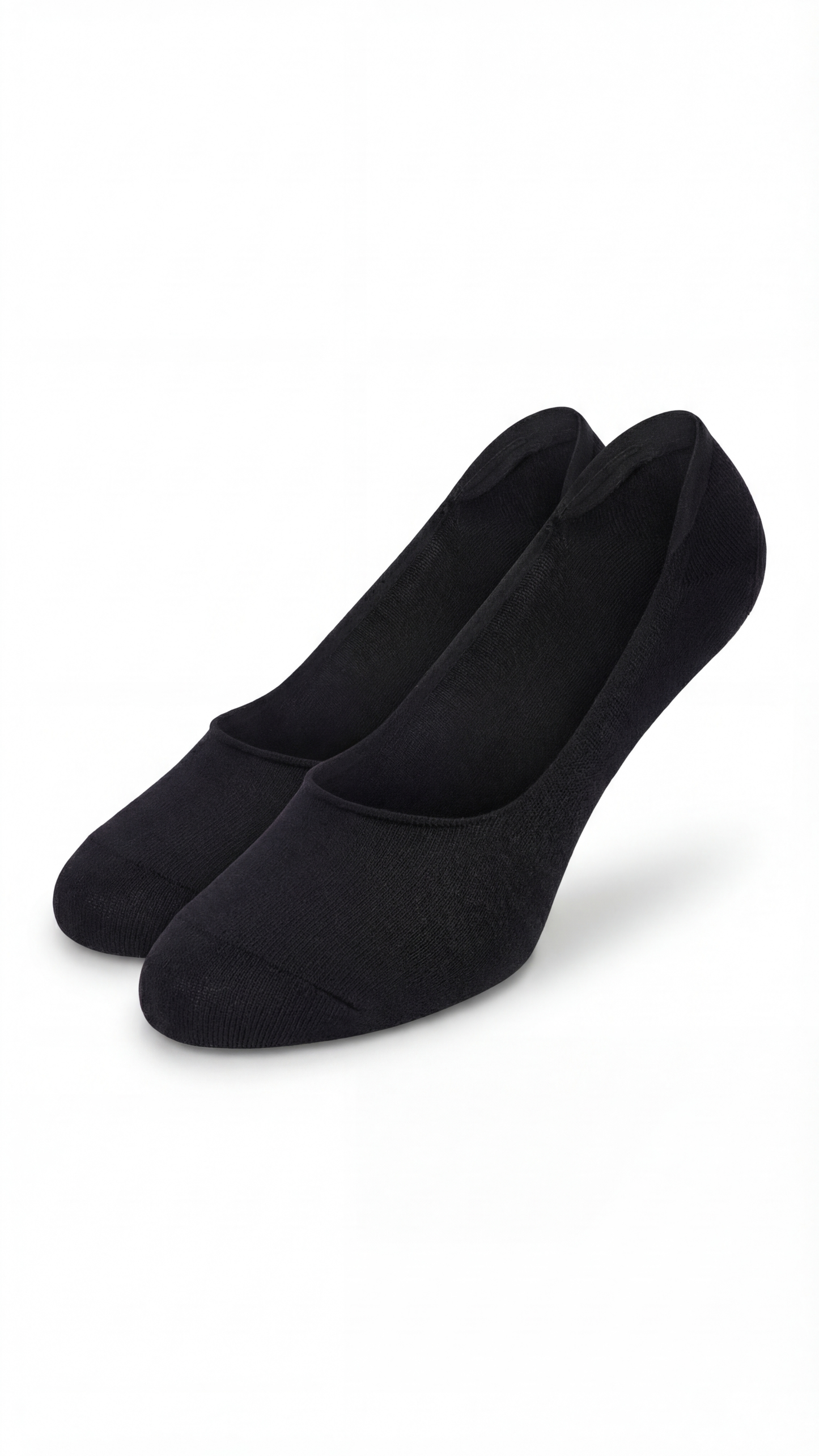 Damen Invisible Fein-Footies Baumwolle 2er Pack