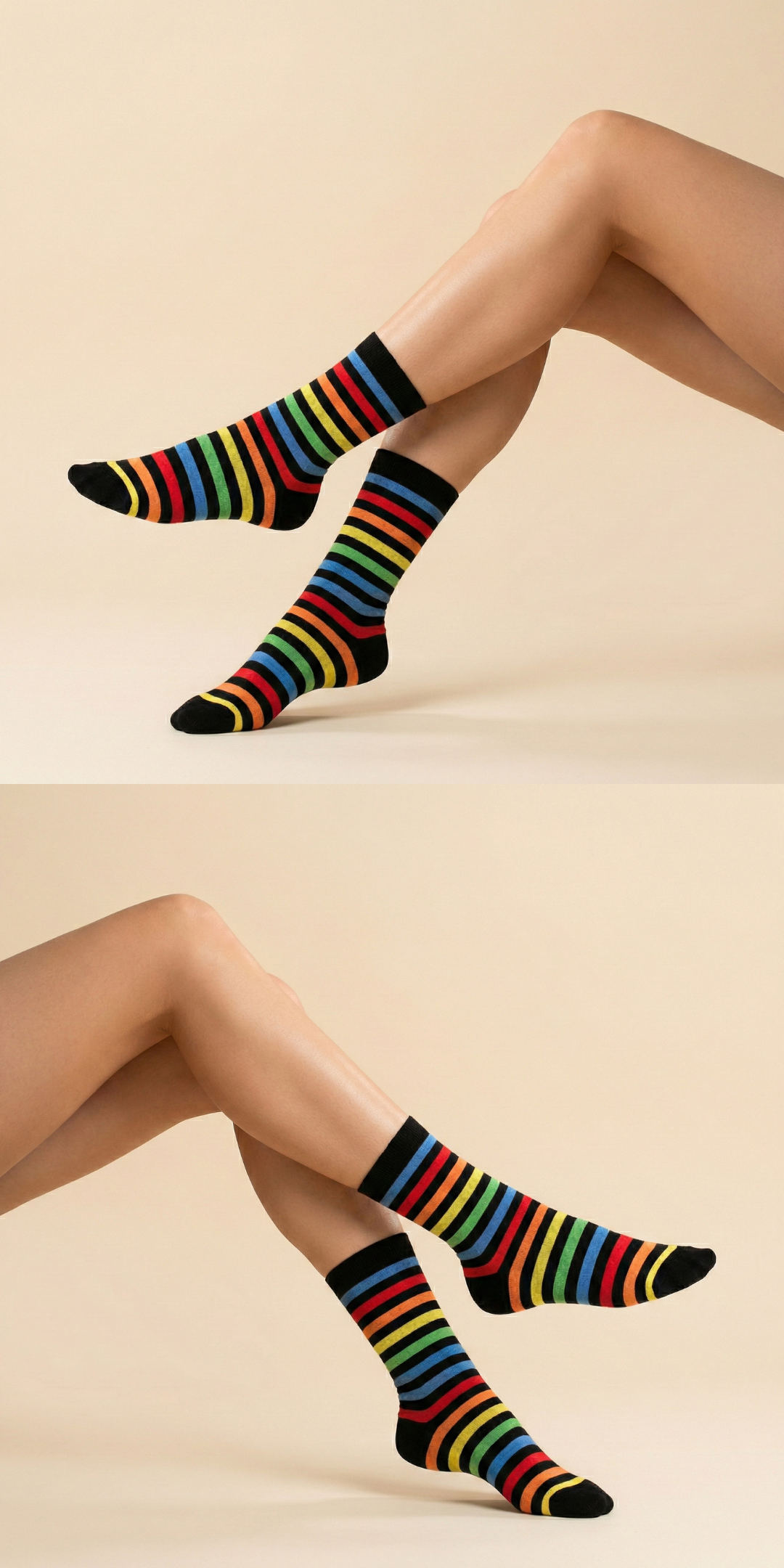 Multicolor Socken Bio Baumwolle