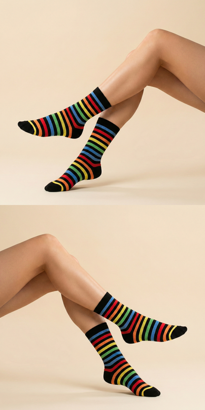 Multicolor Socken Bio Baumwolle