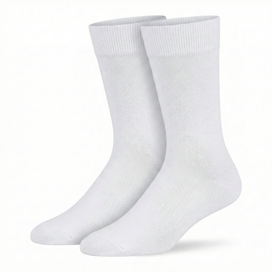 Arzt-Socken Weiss Bio Baumwolle