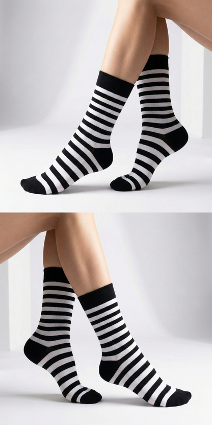 Bunte Ringelsocken 10 Farben Bio Baumwolle