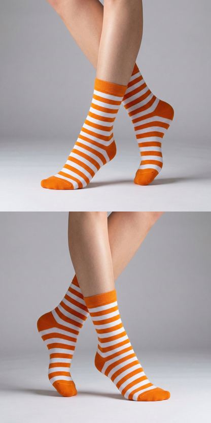 Bunte Ringelsocken 10 Farben Bio Baumwolle