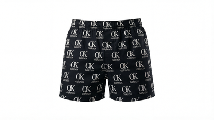 Boxer-Shorts mit oaknox Muster Schwarz/Weiß Baumwolle