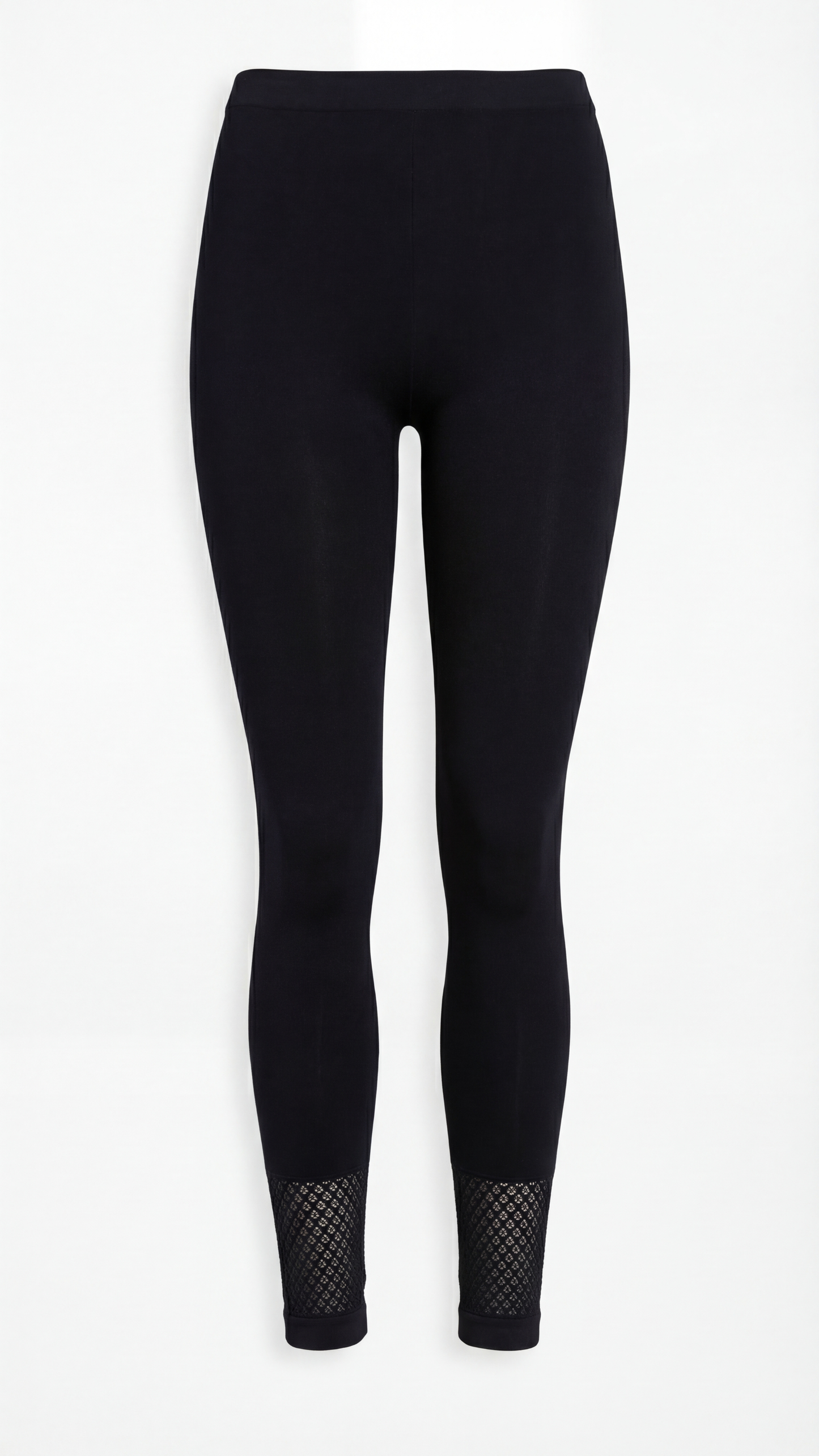 Damen Feinstrumpf Legging kleine Punkte