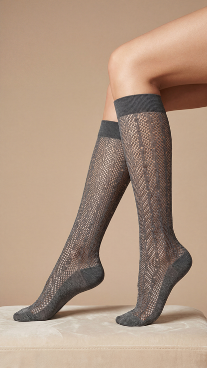 Damen Fashion Kniestrümpfe 8 Farben