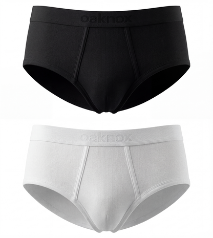oaknox Herren Kurz Slip 2er Pack