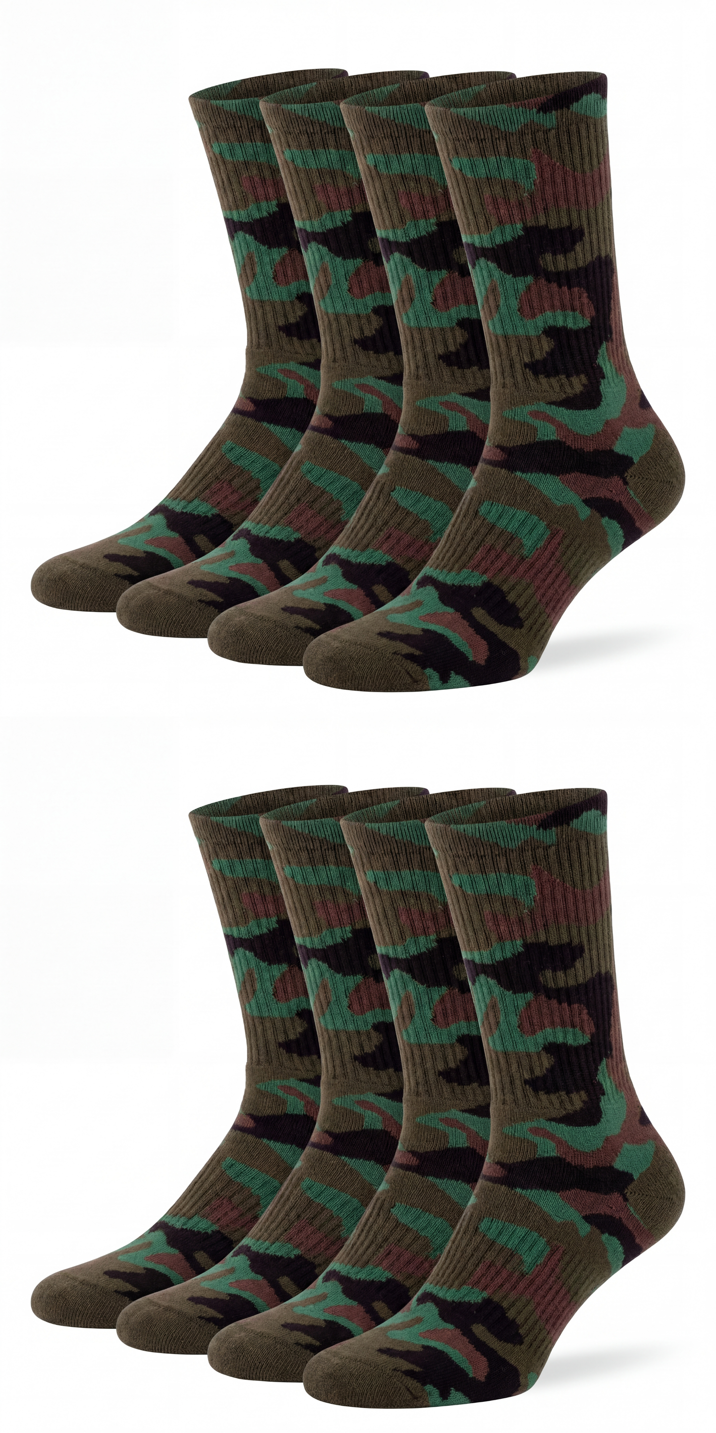 Camouflage Jagdsocke Bio-Baumwolle