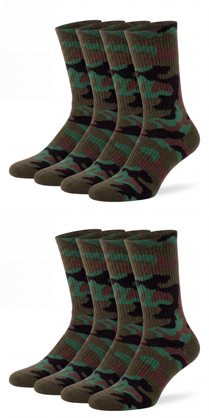 Camouflage Jagdsocke Bio-Baumwolle