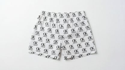 Boxer-Shorts mit oaknox Muster Schwarz/Weiß Baumwolle